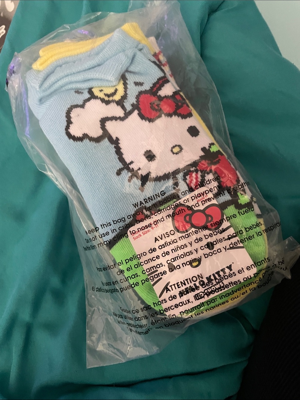 Hello Kitty 5 pk of socks